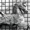 Disneyland Construction, Carousel Horse, 1955