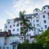 Chateau Marmont pool area photo, April 2021