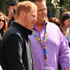 Photo of Modern Family taping at Disneyland with Jesse Tyler Ferguson, Eric Stonestreet, and Aubrey Anderson-Emmons, February 29, 2012