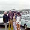 Disneyland entrance area and parking lot May 1972