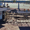 Disneyland entrance construction, February 1980 photo