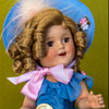 Shirley Temple Danbury Mint Little Colonel porcelain doll photo