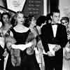 Red Buttons, Jo Van Fleet, and Richard Davalos at the NYC Astor Theatre premiere of East of Eden, March 9, 1955