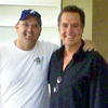 Maverick and Shaun Cassidy in Walt Disney's studio office