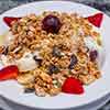 Yogurt, fruit, and granola bowl, Hob Nob Hill restaurant, San Diego, May 2024